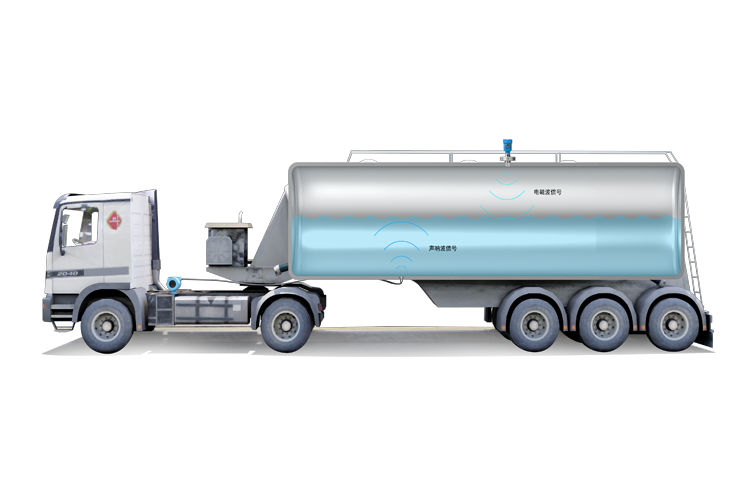 Wireless Remote Transmission Scheme for Liquid Level Measurement of Mobile Tanks