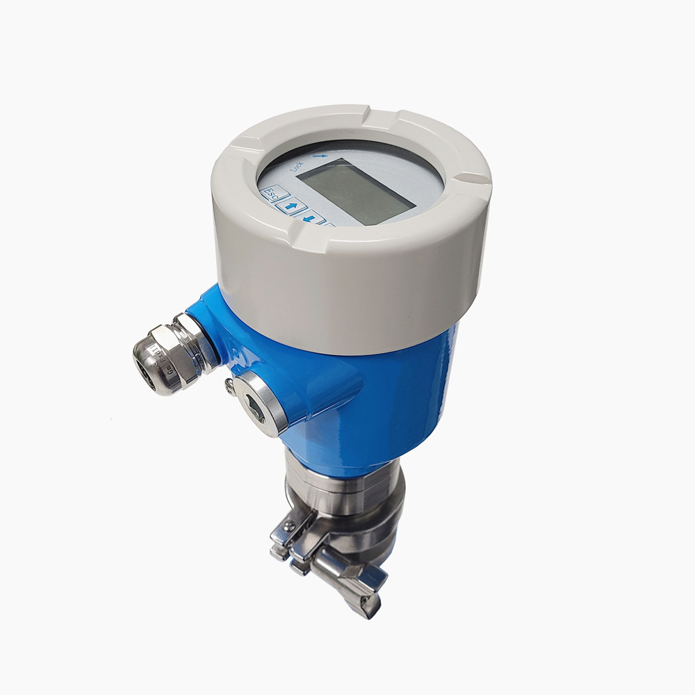 80GHz Sanitary Radar Level Sensor Level Transmitter for Hygienic Applications(Cast Aluminum Housing) 